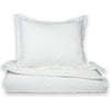 TL at Home Standard Luxury White Cotton Sheet Set