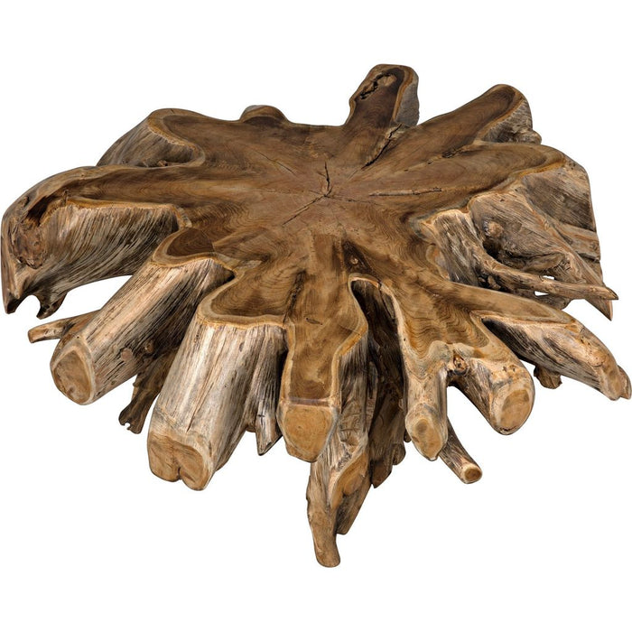 Noir Teak Root Coffee Table, "