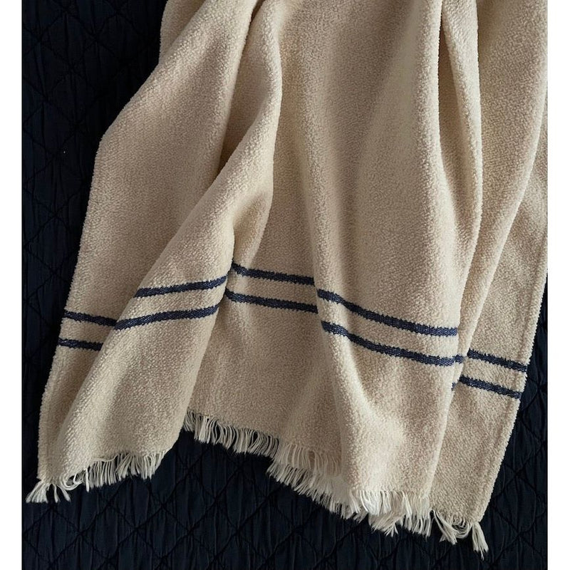 TL at Home Varsity Chenille Weave Cotton Throw