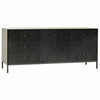 CFC Hadley Reclaimed Walnut/Steel Hand-Carved 9-Drawer Buffet, 74" W