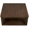 CFC Gimso Reclaimed Alder Wood Square Coffee Table, 40" Sq.