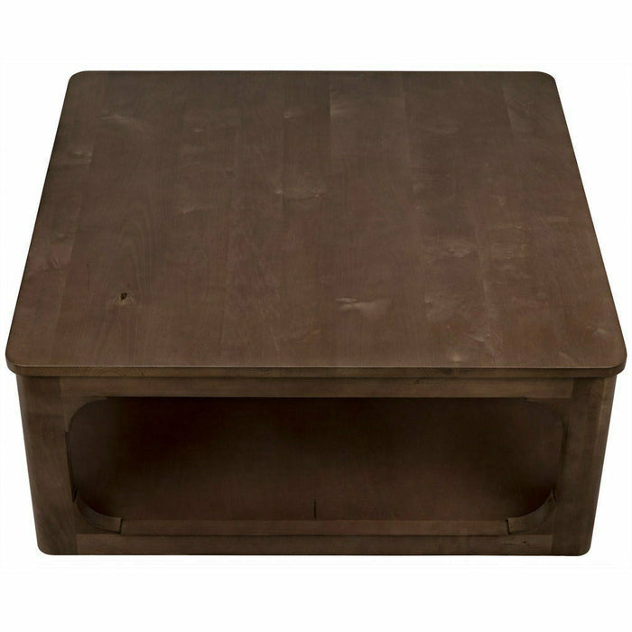 CFC Gimso Reclaimed Alder Wood Square Coffee Table, 40" Sq.