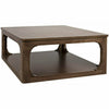 CFC Gimso Reclaimed Alder Wood Square Coffee Table, 40" Sq.