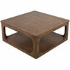 CFC Gimso Reclaimed Alder Wood Square Coffee Table, 40" Sq.