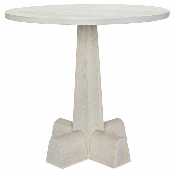 CFC Camellia Round Side Table, Oak, 28" Dia.