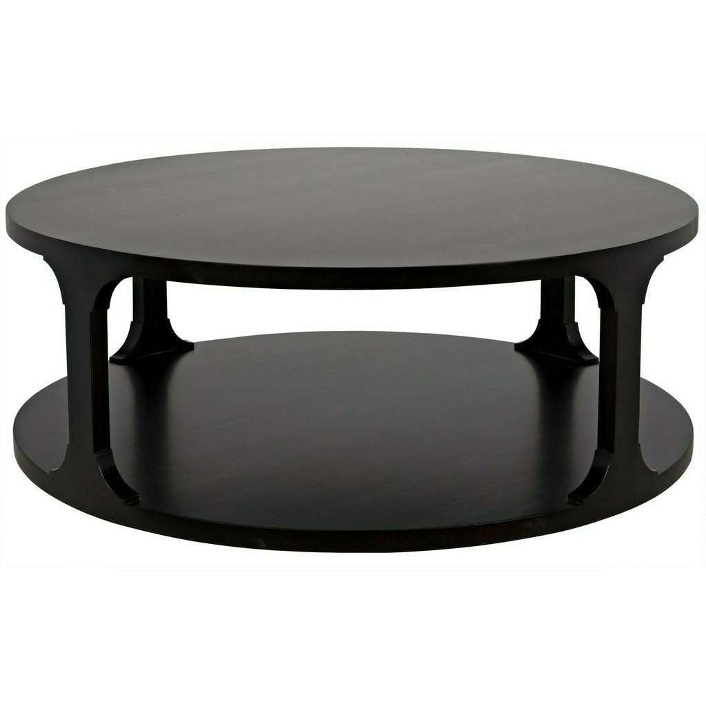 CFC Gimso Reclaimed Alder Wood Round Coffee Table, 48" Dia.