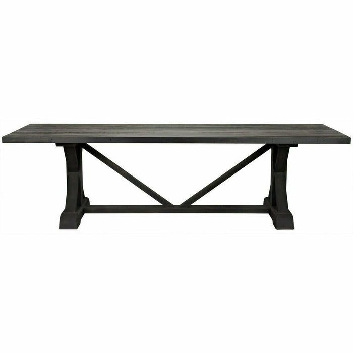 CFC Reclaimed Douglas Fir Modern Farmhouse X-Dining Table, 108" L