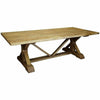 CFC X Reclaimed Lumber Dining Table, Medium Brown , 108" L-Dining Tables-CFC-Heaven's Gate Home, LLC