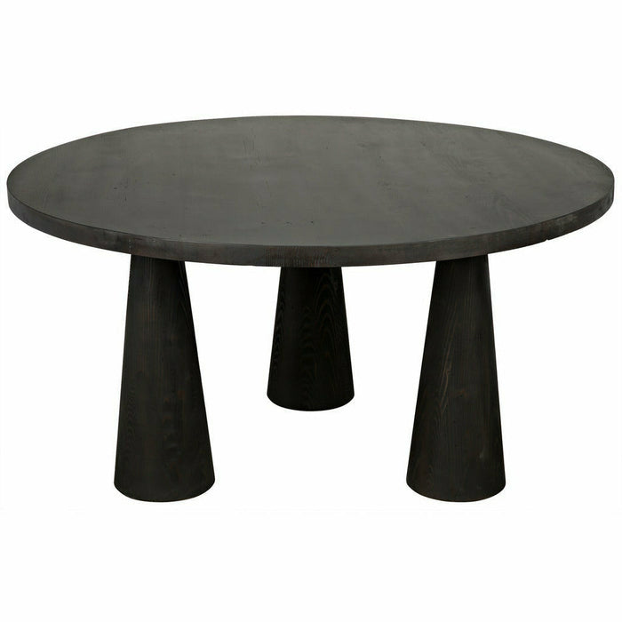 CFC David Reclaimed Lumber Round Dining Table, 60" Dia.