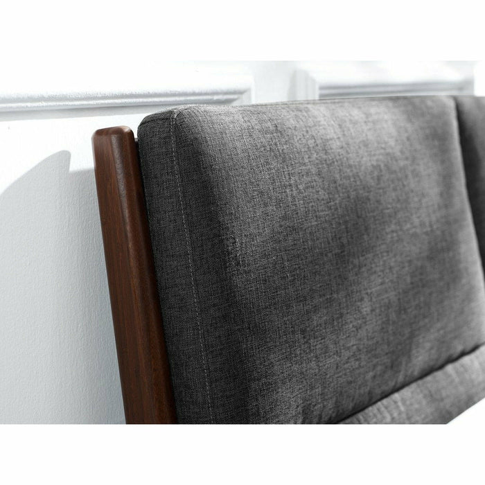 Greenington Park Avenue Solid Moso Bamboo Platform Bed with Fabric, Ruby