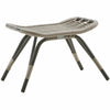 Sika-Design Exterior Monet Lounge Chair and/or Stool, Outdoor-Lounge Chairs-Sika Design-Stool-Brown-Heaven's Gate Home, LLC