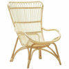 Sika-Design Originals Monet High Back Lounge Chair and/or Stool, Indoor-Lounge Chairs-Sika Design-Chair (only, no cushion)-Natural-Heaven's Gate Home, LLC