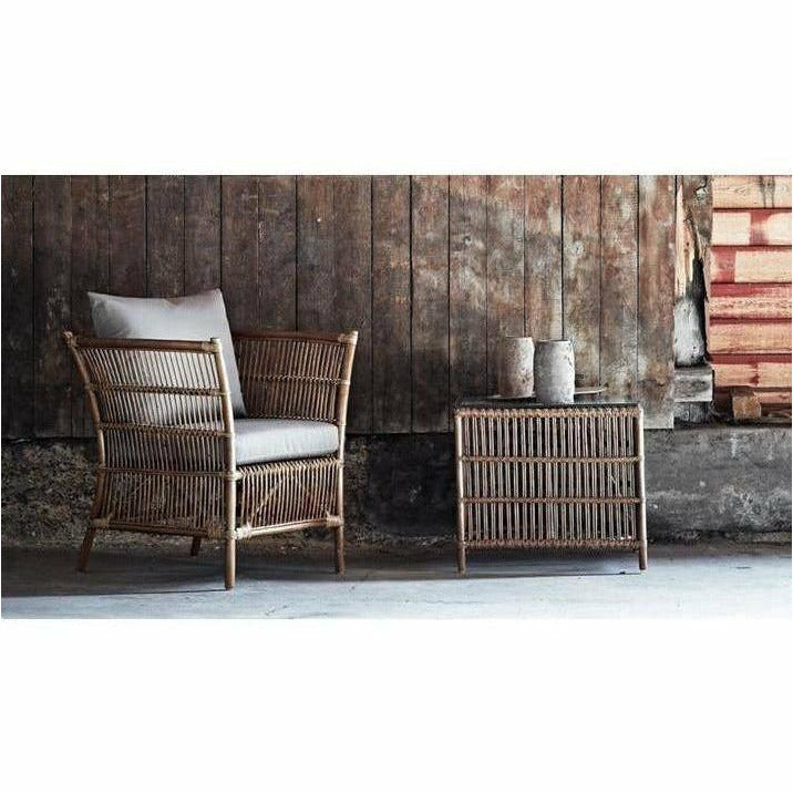 Sika-Design Originals Donatello Lounge Chair w/ Cushion, Indoor-Lounge Chairs-Sika Design-Antique-Sailcloth Seagull Seat and Back Cushion-Heaven's Gate Home, LLC
