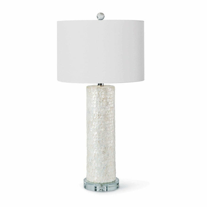 Regina Andrew Scalloped Capiz Table Lamp-Table Lamps-Regina Andrew-Heaven's Gate Home