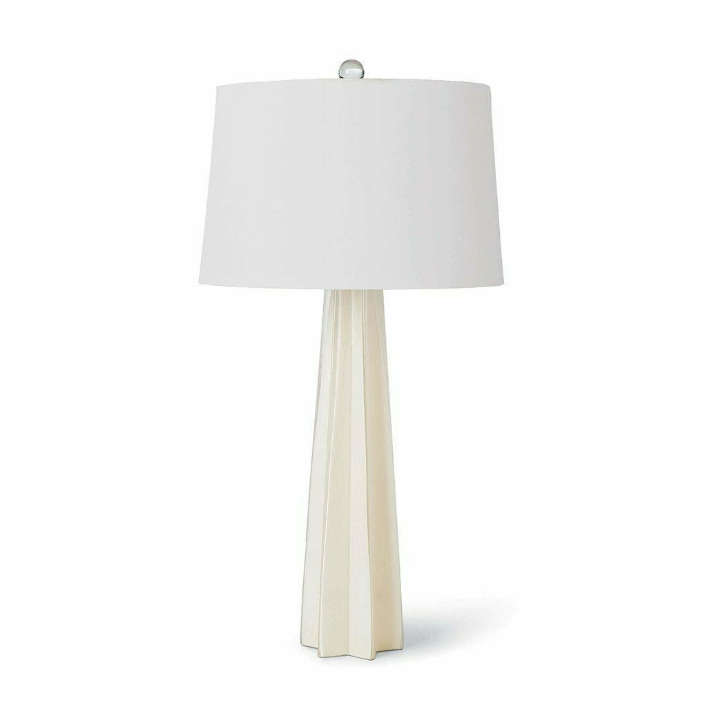 Regina Andrew Glass Star Table Lamp, White-Table Lamps-Regina Andrew-Heaven's Gate Home