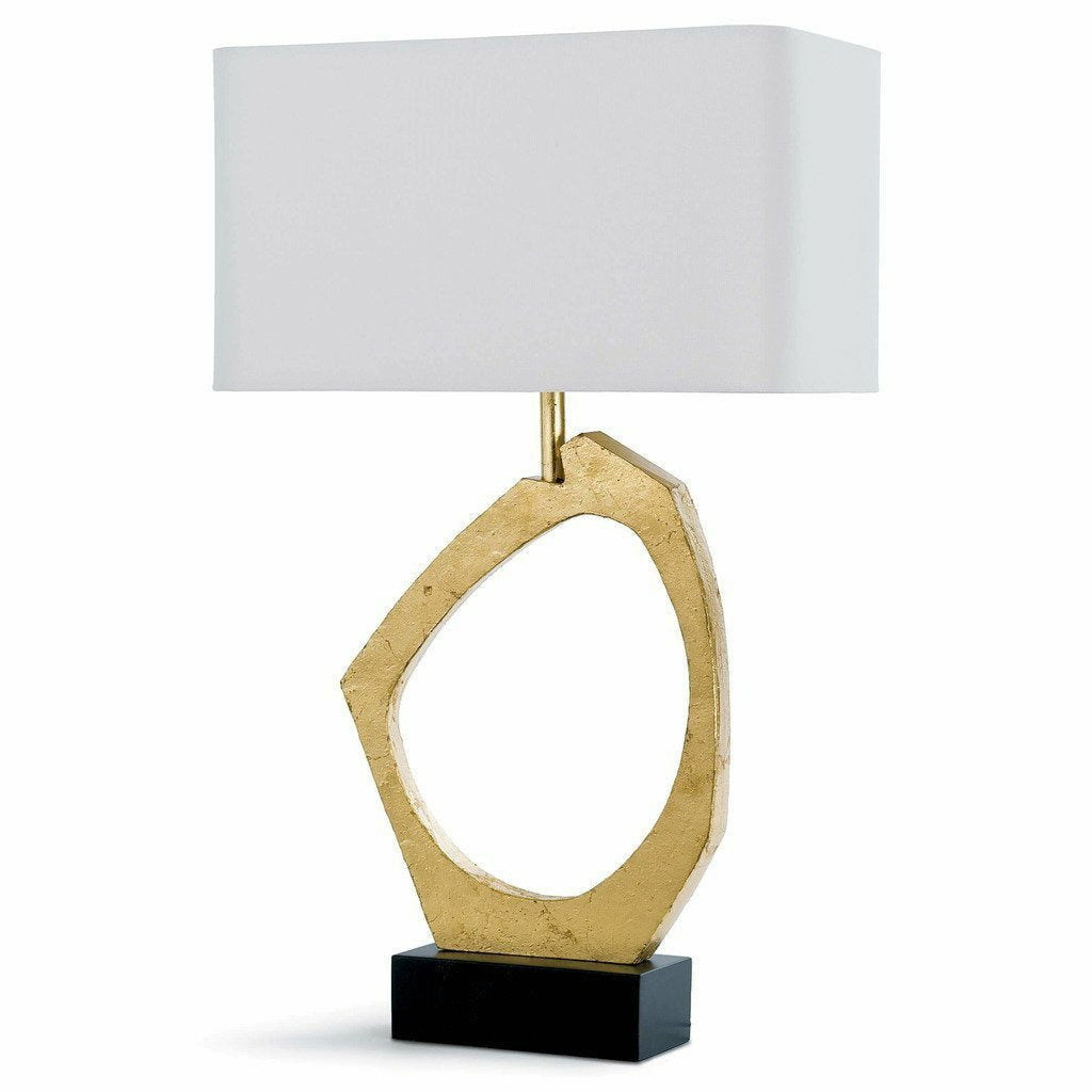 Regina Andrew Manhattan Table Lamp, Gold Leaf-Table Lamps-Regina Andrew-Heaven's Gate Home