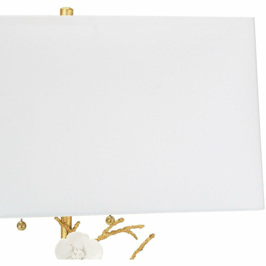 Regina Andrew Cherise Brass Horizontal Table Lamp, Gold