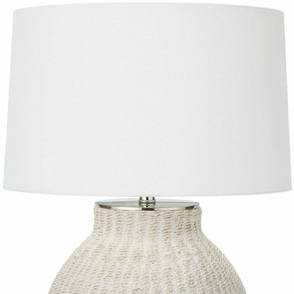 Regina Andrew Hobi Natural Table Lamp, White