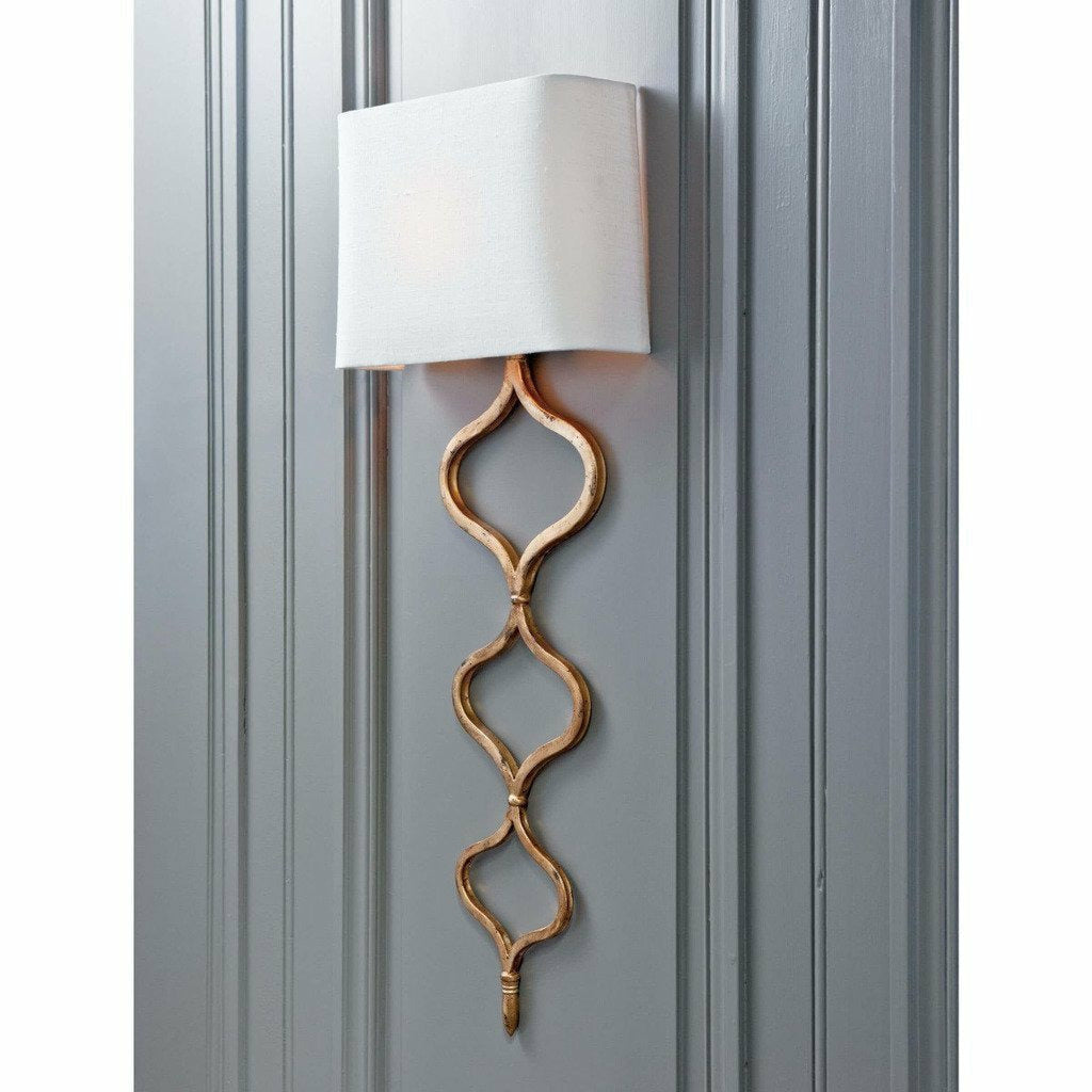 Regina Andrew Sinuous Sconce, Gold Leaf-Wall Sconces-Regina Andrew-Heaven's Gate Home