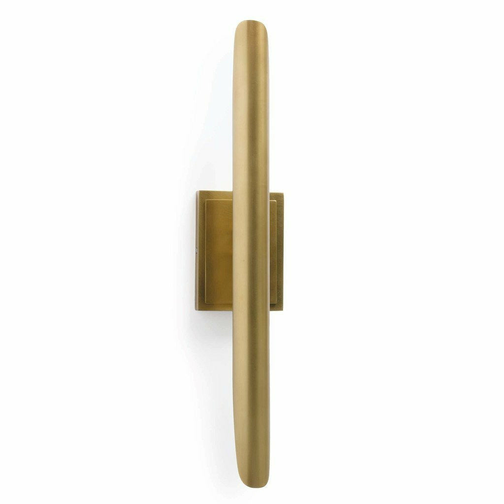 Regina Andrew Redford Sconce, Natural Brass-Wall Sconces-Regina Andrew-Heaven's Gate Home