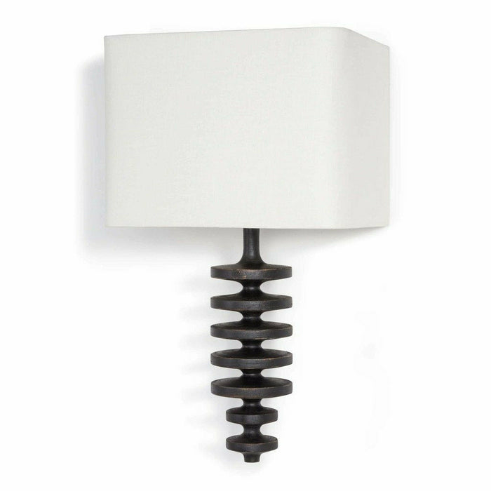 Regina Andrew Fishbone Sconce, Ebony-Wall Sconces-Regina Andrew-Heaven's Gate Home