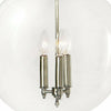 Regina Andrew Globe Pendant, Polished Nickel-Pendant Lamps-Regina Andrew-Heaven's Gate Home