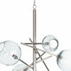 Regina Andrew Molten Chandelier With Clear Glass, Polished Nickel-Chandeliers-Regina Andrew-Heaven's Gate Home