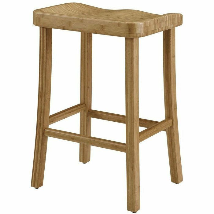 Greenington Tulip Solid Bamboo Bar Height Stool (Set of 2)