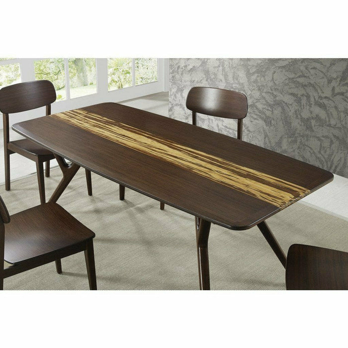 Greenington Azara Solid Bamboo Dining Table with Exotic Tiger