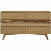Greenington Azara Solid Bamboo Six Drawer Double Dresser, Tiger Accent