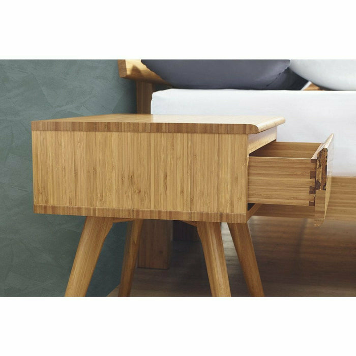 Greenington Azara Solid Bamboo Nightstand, Tiger Accent