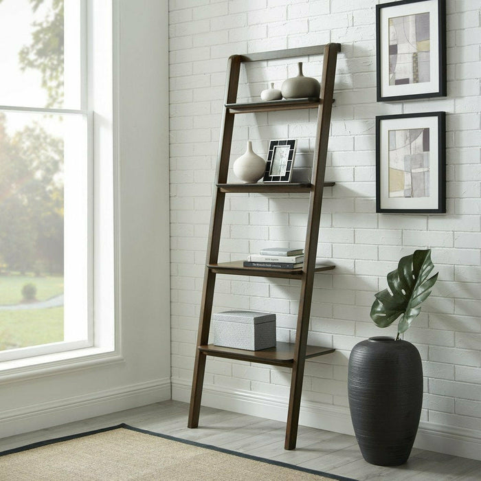 Greenington Currant Solid Bamboo Leaning Bookshelf
