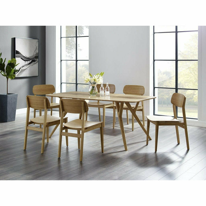 Greenington Azara Solid Bamboo Dining Table with Exotic Tiger