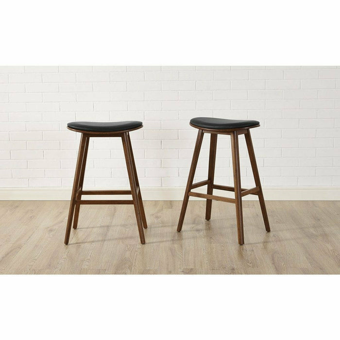 Greenington Corona Counter Stool With Leather Seat, Exotic, (Set of 2)