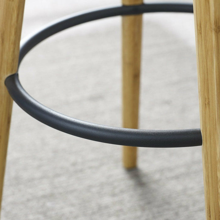 Greenington Mimosa Solid Bamboo Bar Height Stool, Caramelized, (Set of 2)