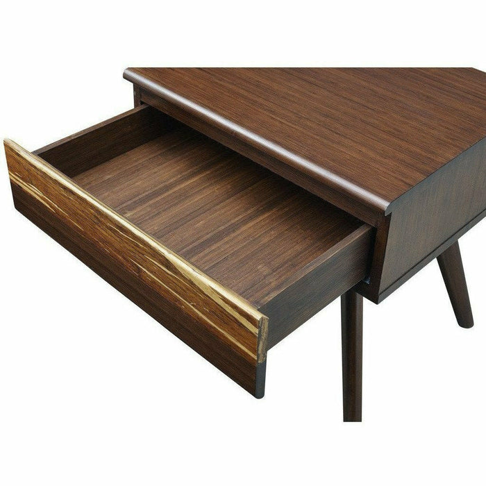 Greenington Azara Solid Bamboo Nightstand, Tiger Accent