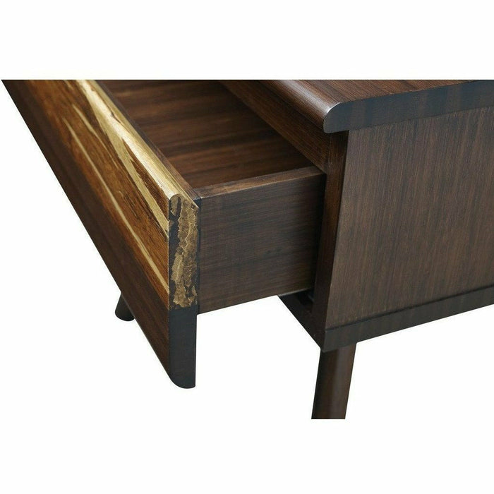 Greenington Azara Solid Bamboo Nightstand, Tiger Accent