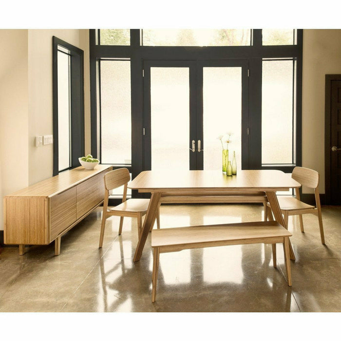 Greenington Currant Solid Bamboo Short Bench, Caramelized