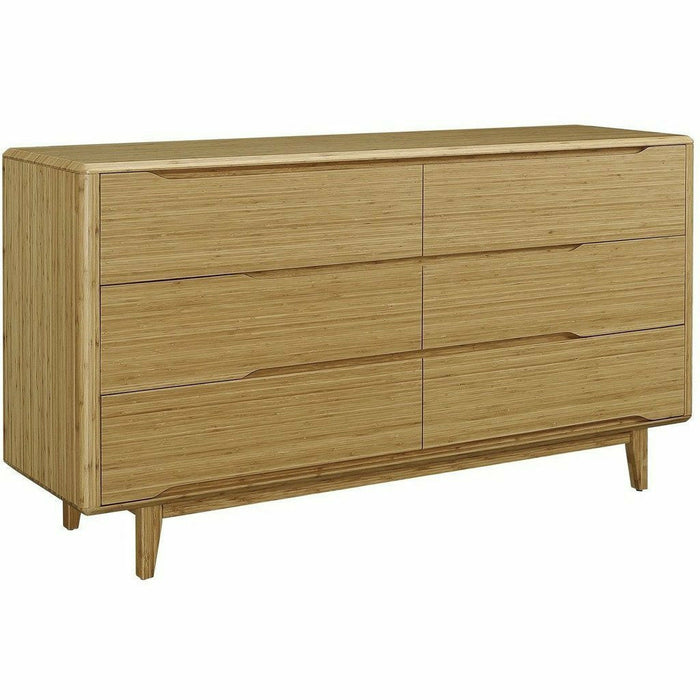 Greenington Currant Solid Bamboo Six Drawer Double Dresser