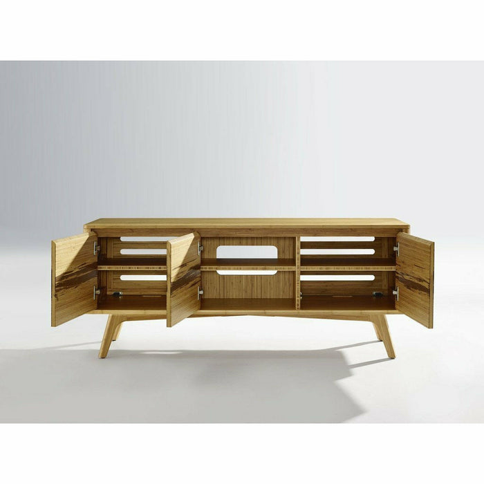 Greenington Azara Solid Bamboo Media Cabinet, Exotic Tiger