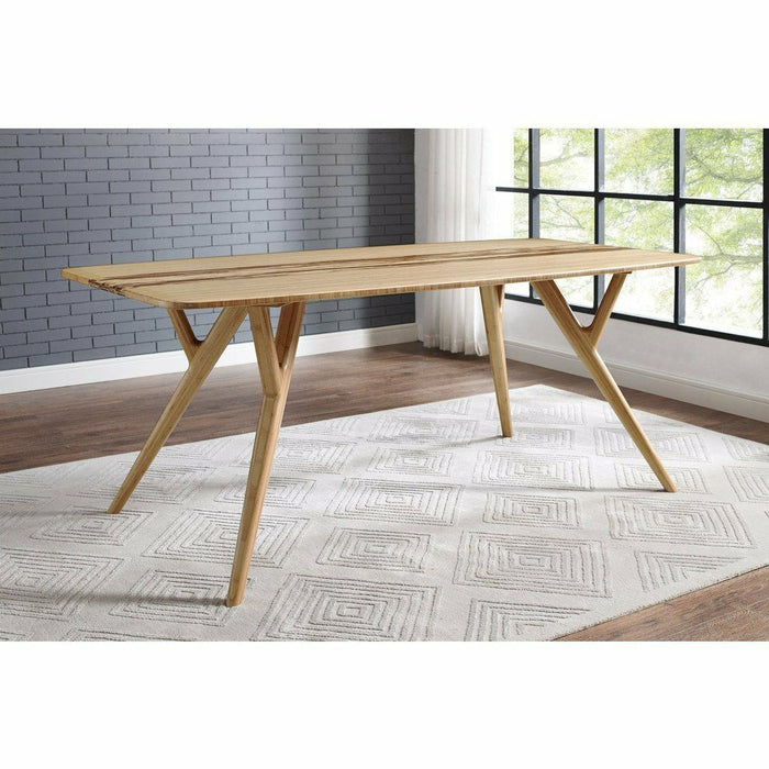 Greenington Azara Solid Bamboo Dining Table with Exotic Tiger