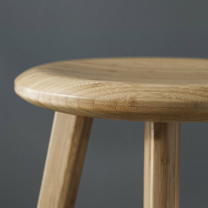 Greenington Mimosa Solid Bamboo Bar Height Stool, Caramelized, (Set of 2)