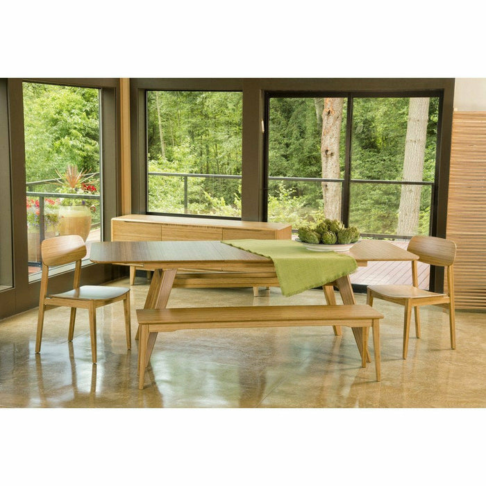 Greenington Currant Solid Bamboo Short Bench, Caramelized