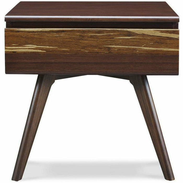 Greenington Azara Solid Bamboo Nightstand, Tiger Accent
