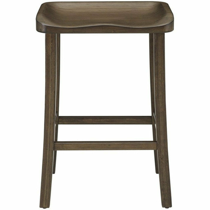 Greenington Tulip Solid Bamboo Bar Height Stool (Set of 2)