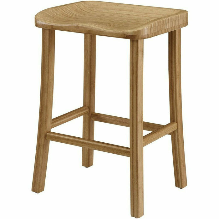 Greenington Tulip Solid Bamboo Bar Height Stool (Set of 2)