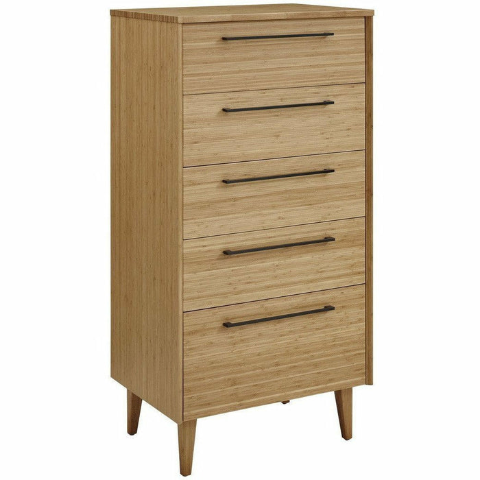 Greenington Sienna Solid Bamboo Five Drawer Chest
