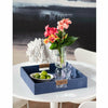 Regina Andrew Logia Resin Square Tray, Large, Indigo