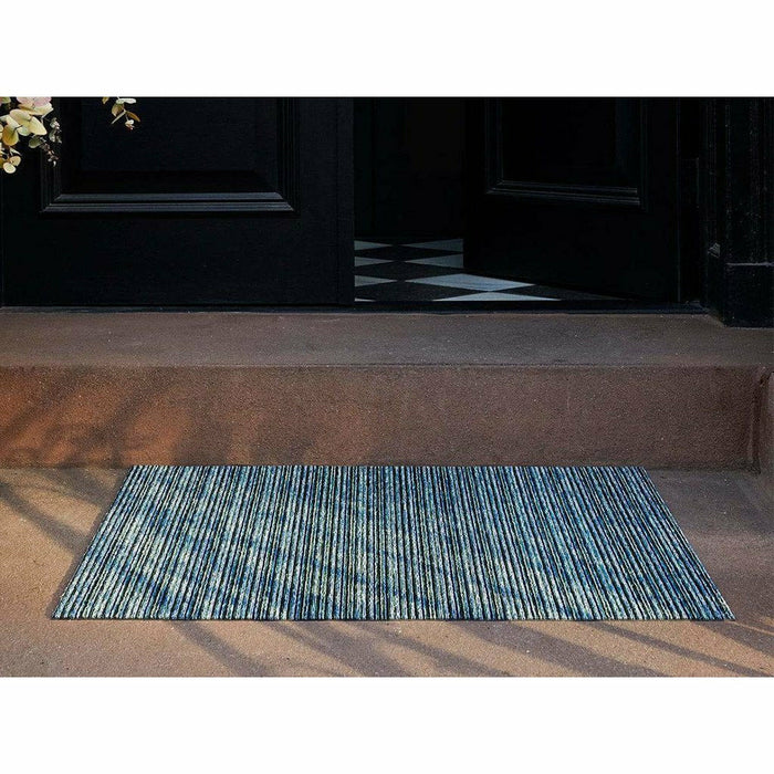 Chilewich Skinny Stripe Shag Mat, Indoor/Outdoor