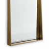 Regina Andrew Gunner Mirror, Natural Brass-Mirrors-Regina Andrew-Heaven's Gate Home